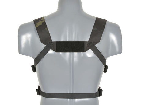 Chest Rig COMPACT - Buckle-up, MOLLE Laser Cut - Multicamo Black