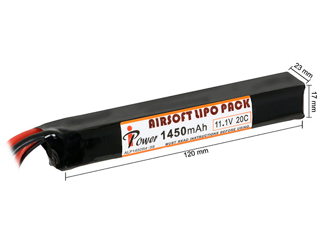 Batteri LiPo 1450mAh 11,1V 20C - T-connect