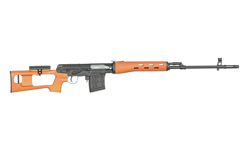 SVD Airsoft Bolt Action Sniper Riffel - ægte træ