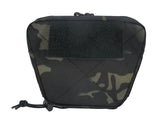 Lower utility pouch for accessories with shockcord retention, Laser Cut - Multicam Black