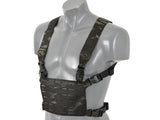 Lightweight Laser-Cut Chest Rig - Multicamo Black