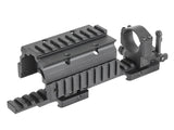 Replica Style NADS Montage 30mm Kikkertsigte Ring Assembly (7.62 Version) - Sort