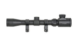 Scope 3-9x32E with high mounting rings