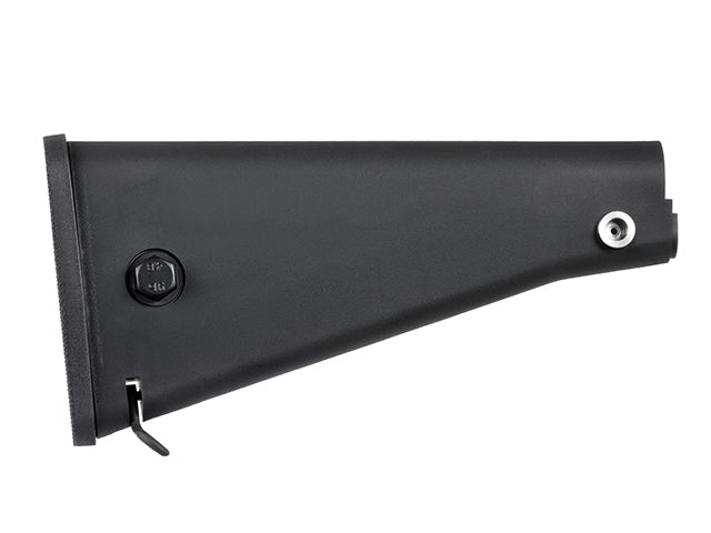 Adjustable fixed kolbe til SR-25/AR-15/M4 - Sort