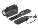 Russisk Taktisk Flashlight K-2P - Sort