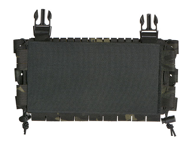 Buckle-up COMPACT Panel - insert for 3 magazines, MOLLE Laser Cut - Multicam Black