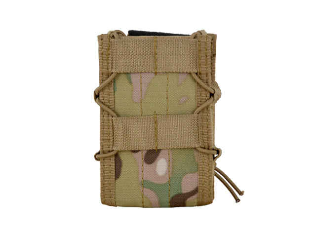 Belt-Mounted Versatile rifle magazine pouch - Multicamo