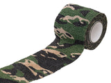 Camouflage Polyester Tape 2m - Standard Woodland