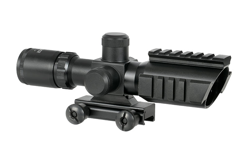 1.5-5x32 Riflescope w/ Integrated Mount, Rails - Black