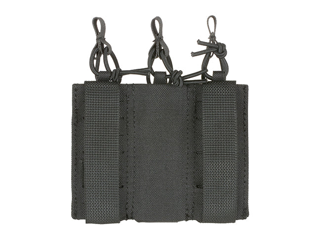 Triple Elastic Pistol Magazine Pouch Laser-cut