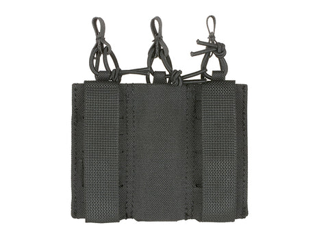 Triple Elastic Pistol Magazine Pouch Laser-cut