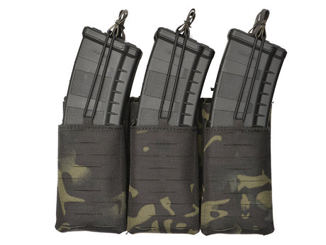 Laser-Cut Panel with 6 AR15/AK Magazine Pouches - MB