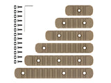 KeyMod/MLOCK Polymer Skinne Set - Dark Earth