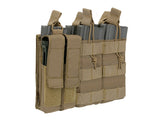 Triple 5.56 Mag/Pistol Pouch Panel (5 plus 2)