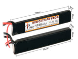 Batteri LiPo 1100mAh 11,1V 20C