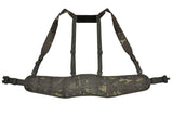 Patrol Tactical Belt with Suspenders MOLLE, Laser Cut - Multicamo Black