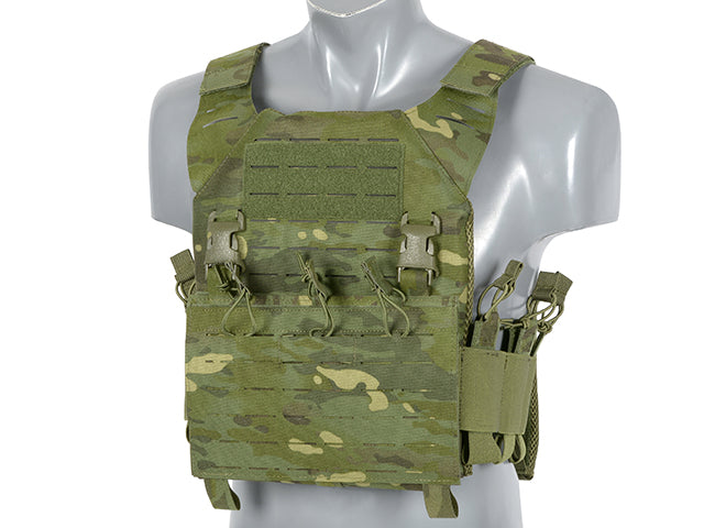 Laser-Cut “Buckle Up" Recon Plate Carrier with AR15/AK Magazine Pouch — MT