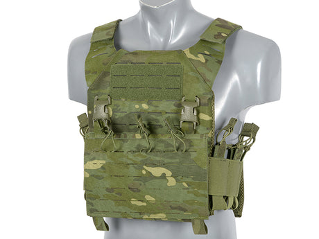 Laser-Cut “Buckle Up" Recon Plate Carrier with AR15/AK Magazine Pouch — MT