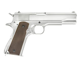 1911 pistol replica with Gas Blowback (GBB) - Silver