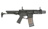 Strike Industries 4" Raider PDW CGS Lightning Serie GBBR Replica - Sort