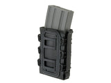 Soft Shell Rifle 5,56 Mag Pouch with MOLLE Clips - Black