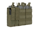 Triple 5.56 Mag/Pistol Pouch Panel (5 plus 2)