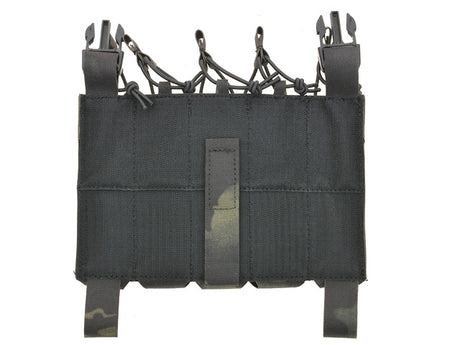 MP5 5-Magazine Pouch, Buckle-Up, Laser-Cut - Multicamo Black
