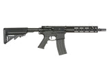 WE13 9,5" M4/AR-15 Knight's Armament Airsoft Riffel, 30 RPS, ETU - Sort