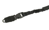 1-Point Bungee Sling w/ MOLLE Attachment - Black
