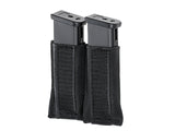 Plate Carrier Double Pistol Magazine Insert - Black