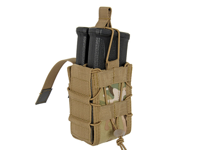 MOLLE Double Rifle Mag Speed Pouch - Multicamo