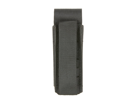 Enkelt Laser-Cut Pistol magasinlomme med Flap - Sort