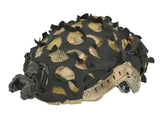 3D Laser-Cut Camouflage Cover for High-Cut Helmet