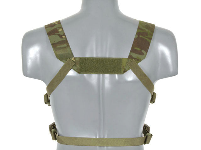 Chest Rig COMPACT - Buckle-up, MOLLE Laser Cut - Multicamo Tropic
