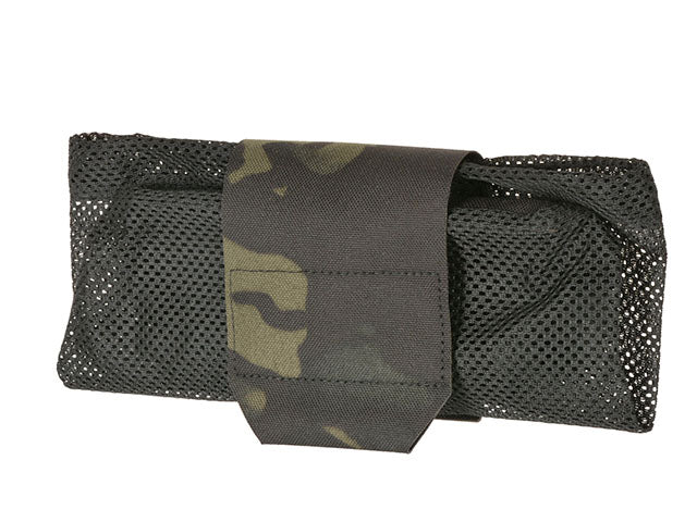 Laser Cut Foldable Mesh Dump Pouch - Multicamo Black