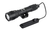 Big riffel flashlight 550lm - Sort