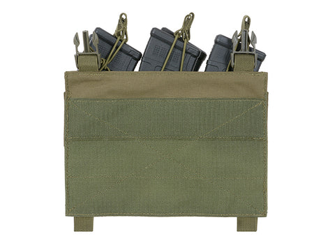 Buckle Up Triple AK Mag/Pistol Pouch Panel - Olive