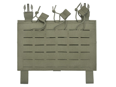 Buckle Up Low Profile Laser-Cut Panel for 3x AR15 / AK Magazines - Ranger Green