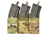 Laser-Cut Panel with 6 AR15/AK Magazine Pouches - Multicamo