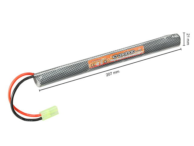 Batteri NiMH 1600mAh 8,4V - stick type