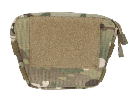 Drop Down Under Zip Pouch for Plate Carrier - Multicamo