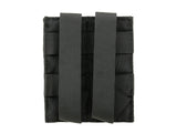 Elastic Double Pistol Magazine Pouch - Black