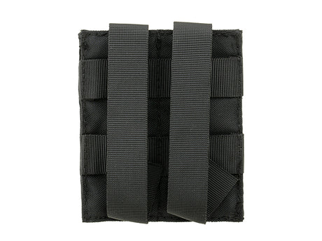 Elastic Double Pistol Magazine Pouch - Black