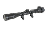Scope 3-9x40E with high mounting rings