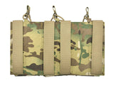 Laser-Cut Panel with 3 AR15 Magazine Pouches - Multicamo