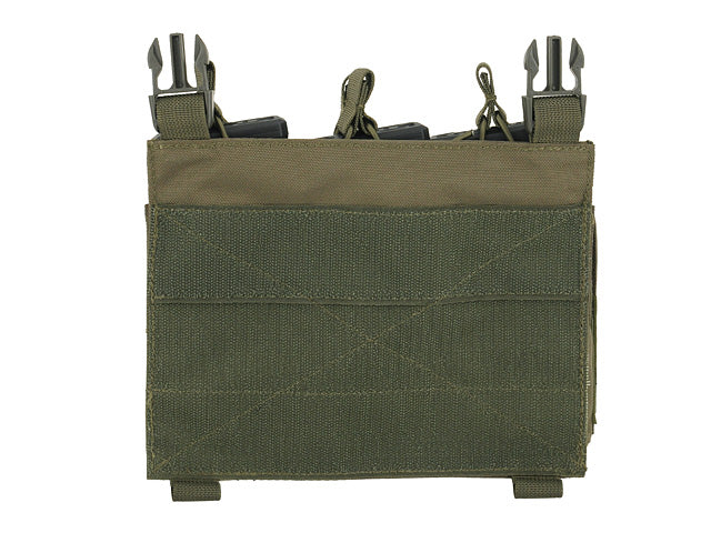 Buckle Up Triple 5.56/Pistol Pouch Panel - Olive
