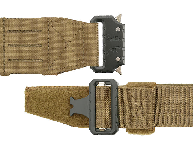 Laser-Cut Tactical Belt - L - Coyote