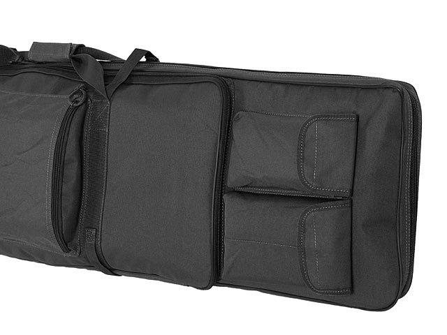 47 inches double rifle gun case - black