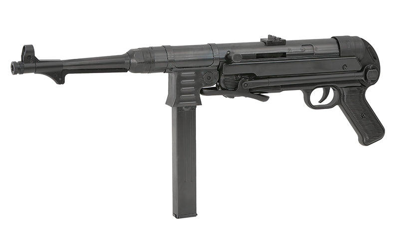 MP40 helmetal AEG maskinpistol Replica - Black/Oxidized