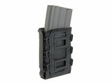 Soft Shell Rifle 5,56 Mag Pouch with MOLLE Clips - Black